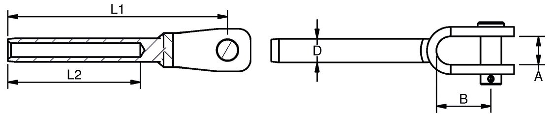 Stainless fork terminal_dwg