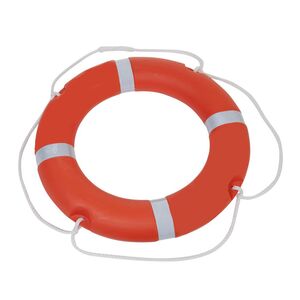 Certex stocks orange life buoys for rescue and safety at rough seas and ports