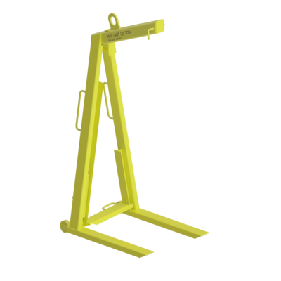 Sammenleggbar Pallegaffel type 6040F, lakkert pallegaffel for håndtering av standardpaller