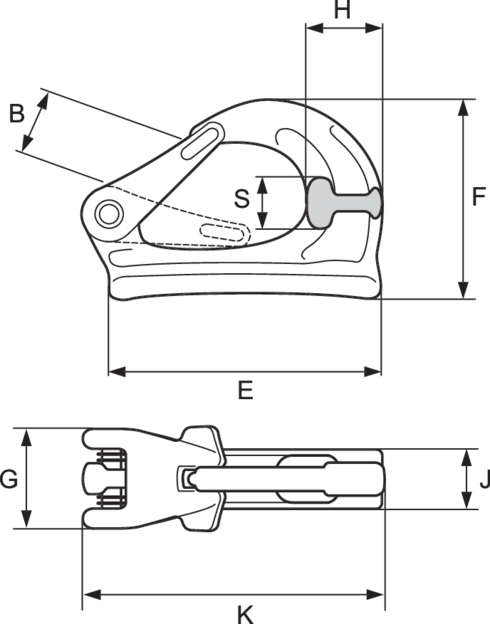 Crosby BH-313 Smidd krok spesifikasjoner