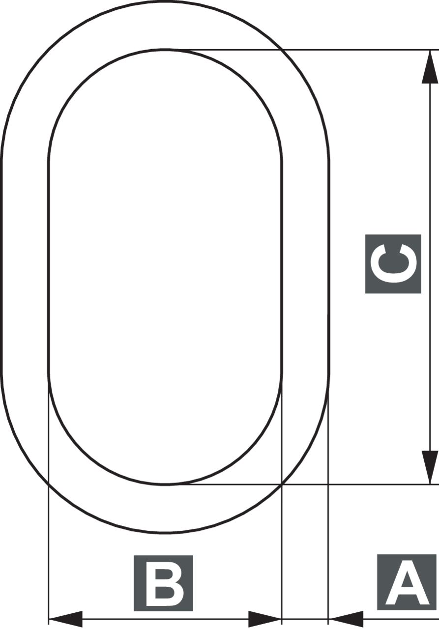 Crosby Welded Master Link Platinum A-1343_drawing