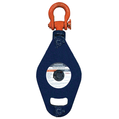 McKissick M-491 Tower Hoist Blocks furnished with dual rated Wireline sheaves