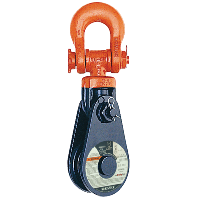 McKissick 431 Super Champion Snatch Block shackle fitting single sheave 15 to 60 ton