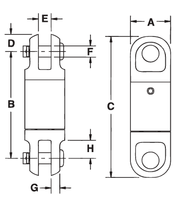 Crosby AS-2 Swivel Jaw & Jaw