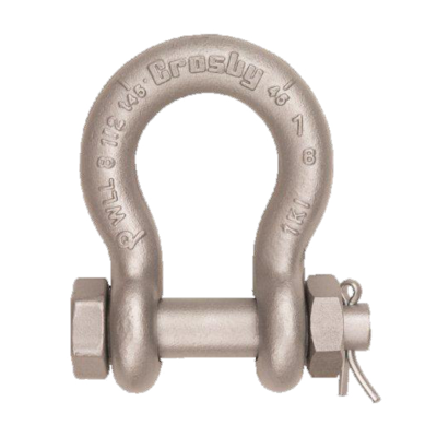 Crosby G-2130A H-sjakkel med mutterbolt