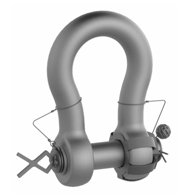 Sjakkel GN H14 ROV Sling Protector med fiskehale - Wide Body 