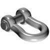 Quality GN H10 Super Bow Shackle- Safety Pin in forged alloy steel quenched and tempered.