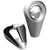 Quality GN SO4 CR Socket. A socket in galvanized cast steel.