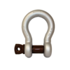 Gunnebo Bow Shackle No 854 in high tensile steel, quenched and tempered.