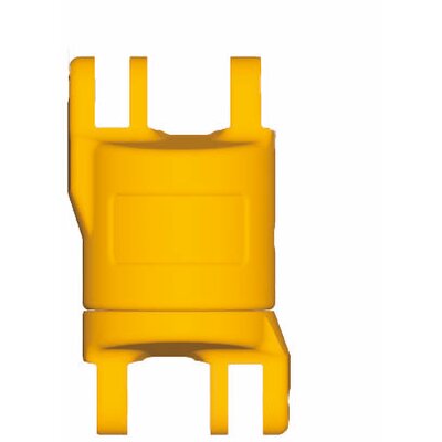 Electrically insulated, lubricated, sealed roller bearing swivel. Fully rotational even at max load.