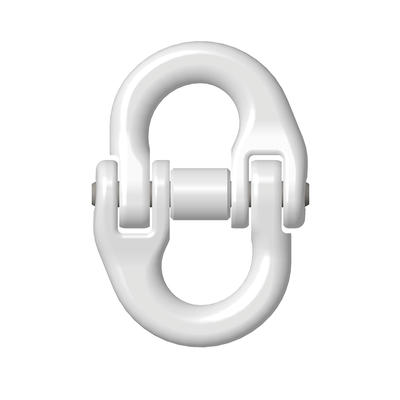 The hot dip galvanized coating makes the coupling link well suited for use in maritime environments.