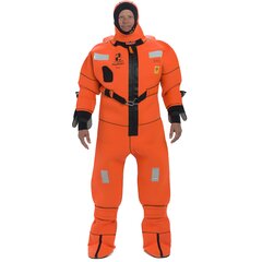 Immersion suit for the merchant fleet. 6 hrs thermal protection. Buoyancy pillow in back. Hansen Protection SeaEco+ Survival Suit