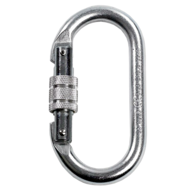 Oval Carabiner IKAR IKV13 with Screwgate