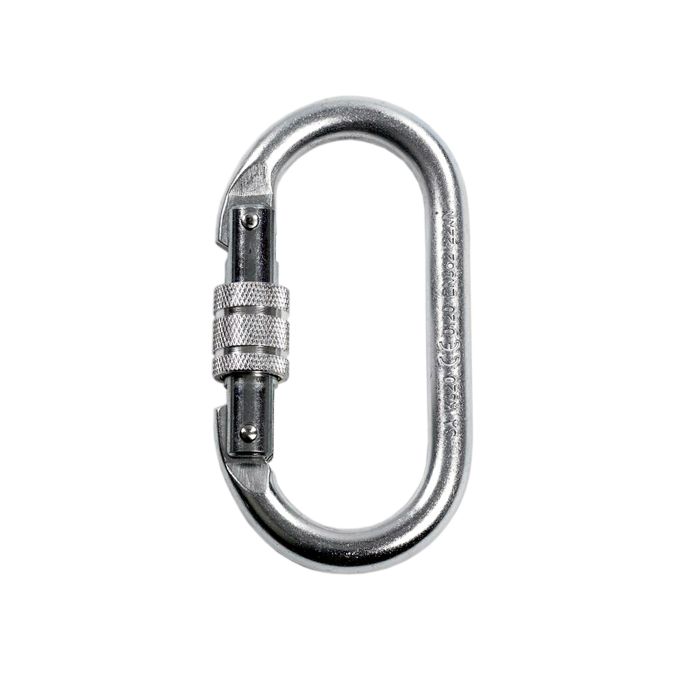 Oval Carabiner IKAR IKV13 with Screwgate