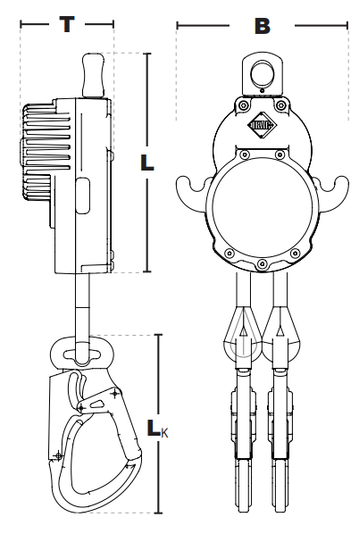 Evacuation Device IKAR ABS 3a W 2P blueprint