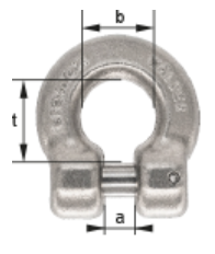Clevis Shackle cromox CGS Stainless blueprint