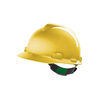 Helmet V-Gard Fas-Trac III MSA with PVC Sweatband, yellow colour
