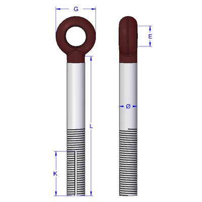 Fortøyningsbolt KOMBI No 8250