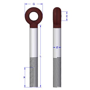 Fortøyningsbolt KOMBI No 8250