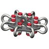 High quality mooring plate, heat galvanized for 8, 12 or 16 mooring schackles.
