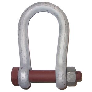 Gunnebo Nr. 852 fortøyningssjakkel er lakkert og varmebehandlet, samt varm galvanisert.