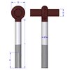 Fortøyningsbolt T-bolt KOMBI No 8252 spesifikasjoner