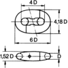Kenter shackle measurements