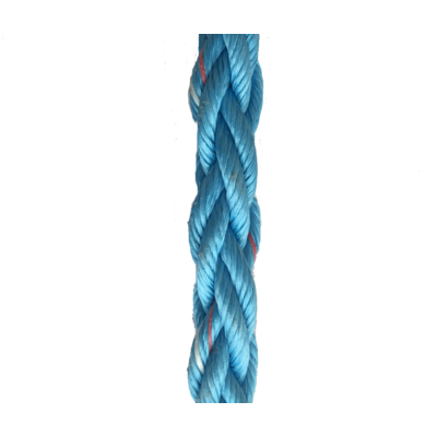 Quality hawser made of a mix of polymer with a special strand, low weight and a high breaking force.