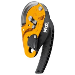 Nedfiringsbrems fra Petzl, ergonomisk håndtak som muliggjør komfortabel og kontrollert nedfiring. Petzl descent device I'D S