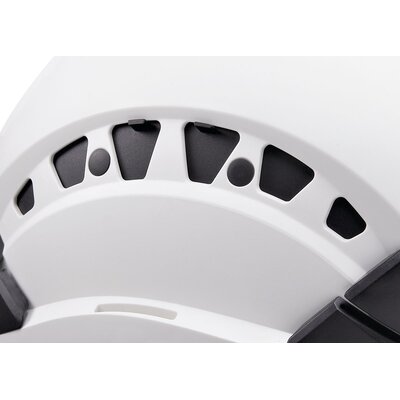 Luftsystemet på en VERTEX Vent hjelm fra Petzl.