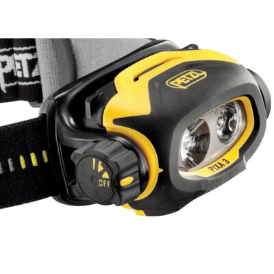 PIXA hodelykten fra Petzl har en styrke på 100 lumen, for nært arbeid: ensartet flombjelke