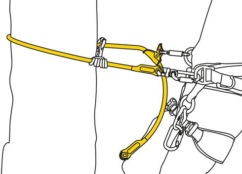 How to use the lynard MICROFLIP by Petzl