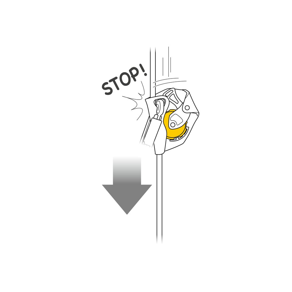 How the Petzl ASAP fall arrest glider works.