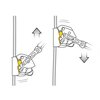 Petzl mobil falldemper ASAP LOCK retninger