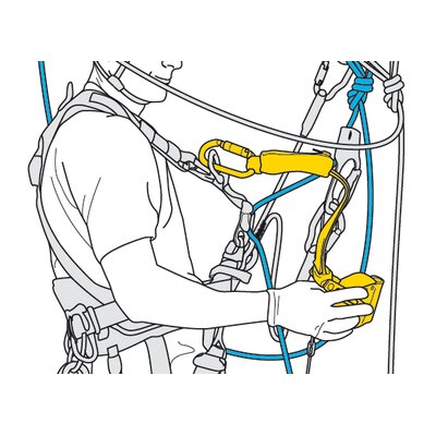 Petzl ASAP LOCK system montering