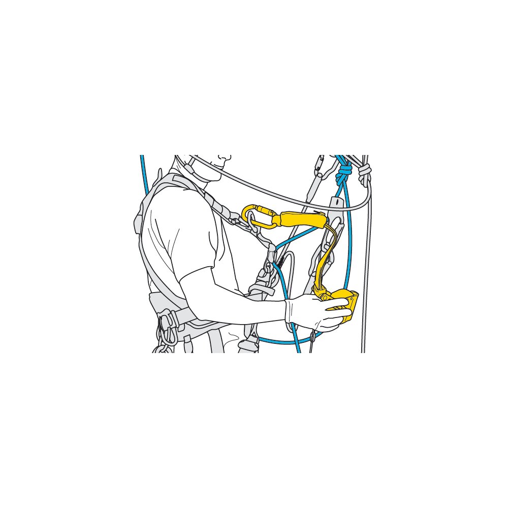 Petzl ASAP LOCK system montering