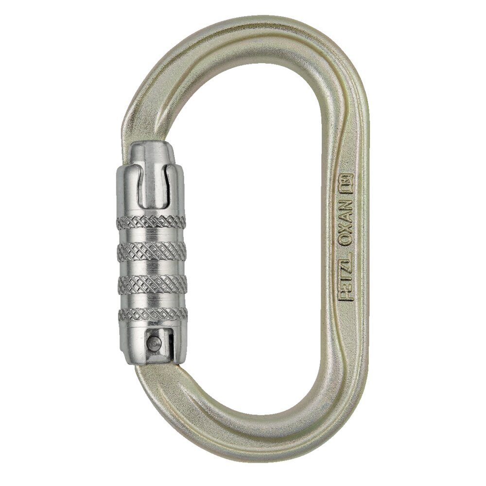 Oval "triact-lock" karabin OXAN Gull, Petzl