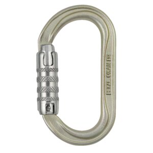 Oval skrulåskarabin OXAN Gull, Petzl