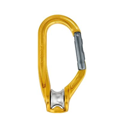 Karabinkrok med trinse ROLLCLIP A fra Petzl