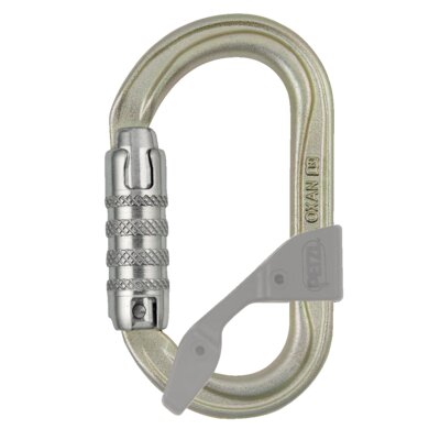 Karabinkrok med skrulås TRIACT-LOCK OXAN Gull fra Petzl