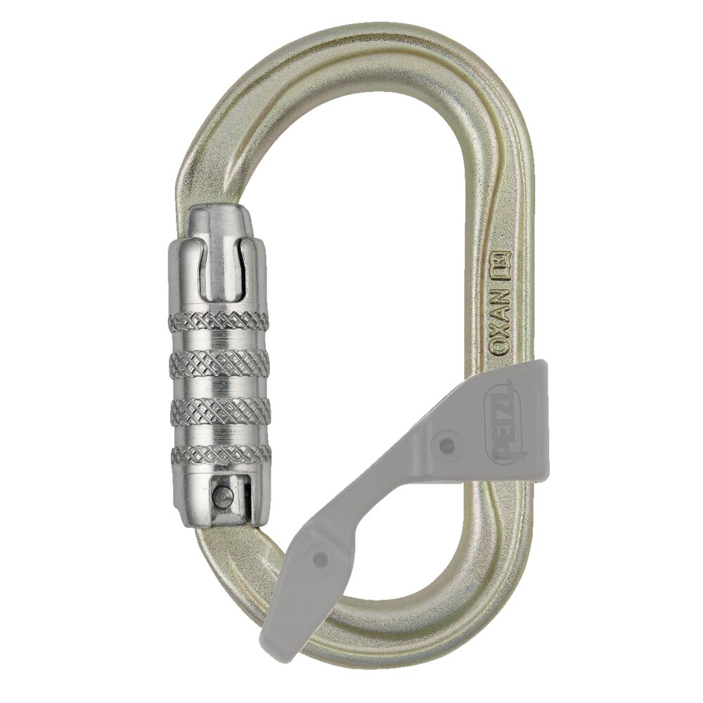 Karabinkrok med skrulås TRIACT-LOCK OXAN Gull fra Petzl