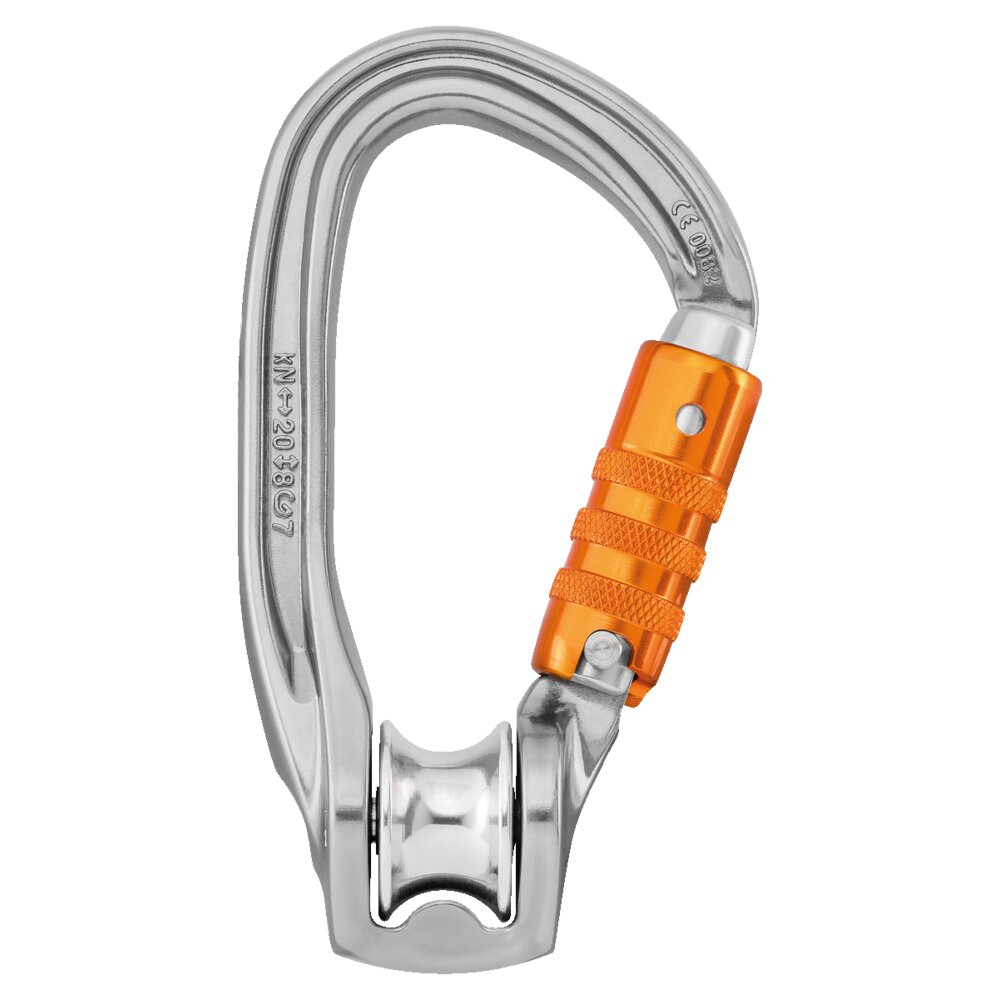 Karabinkrok med trinse ROLLCLIP Z fra Petzl