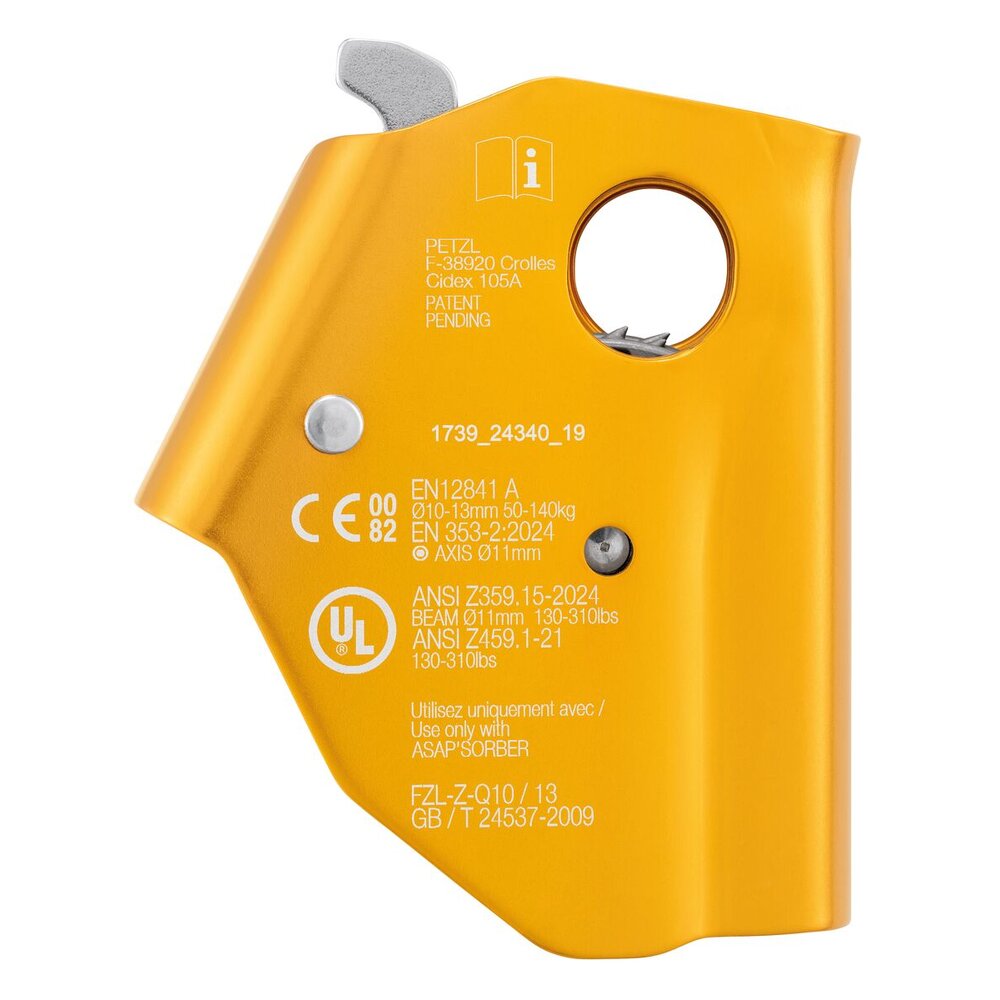 Compact Mobile Fall Arrester for Rope ASAP®, Petzl