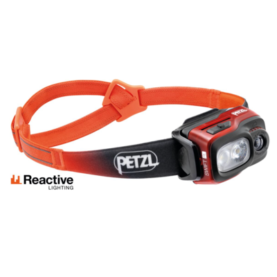 Oransje hodelykt Swift® RL 1100 Lumen fra Petzl