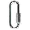 This hook is oval and is a fit accessories for the Grillion support line. Also by Petzl.