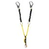 Dobbel fallsikringsline ABSORBICA-Y TIE-BACK MGO fra Petzl