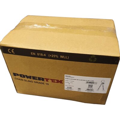 Powertex kjetting sling leveres komplett, klar til bruk, i eske.