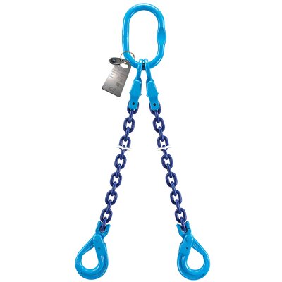 Komplett Grade 10/100 2-part Powertex kjetting sling med gaffel komponenter fra Yoke.