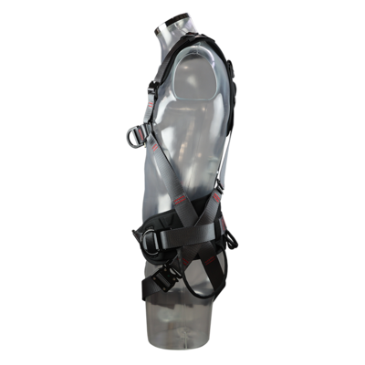Fallsikringssele med støttebelte POWERTEX HW PLUS r-PET