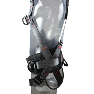 Fallsikringssele med støttebelte POWERTEX HW PLUS r-PET